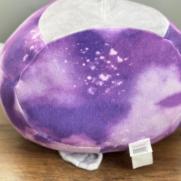 SQUISHMALLOWS Purple Tie Dye EASTON THE ANGLERFISH 12” Soft Plush Stuffed Toy - Picture 8 of 10